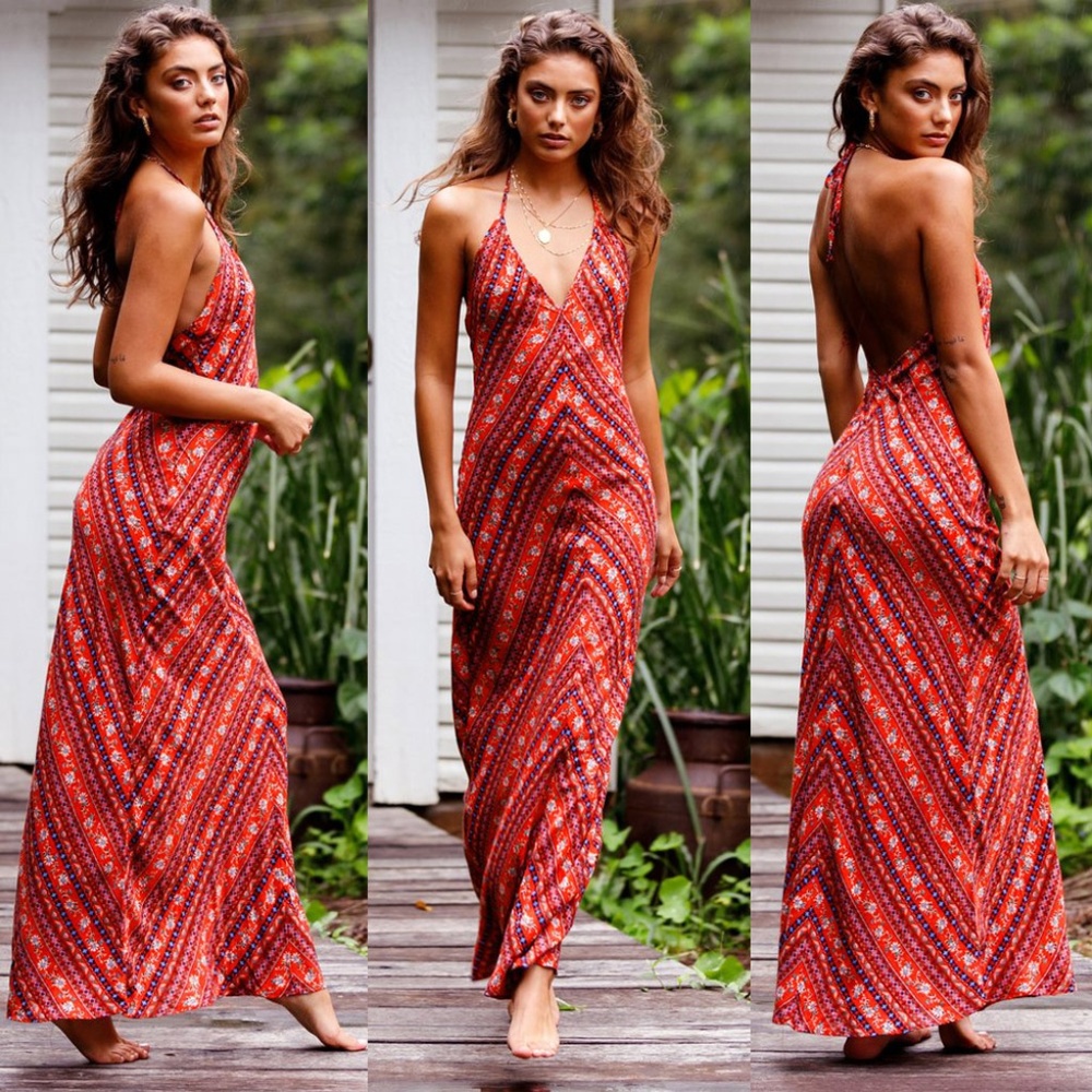 Long Boho Beauty Maxi Dress - Picture 1 of 2